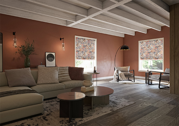 Osaka, Mandarin - Twist&Fit Roman Blind - Image 6